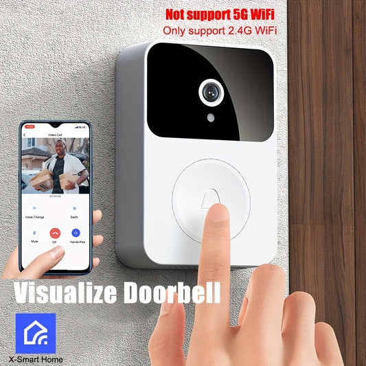 Smart Security Made Simple: Wireless Video Doorbell with HD Night Vision