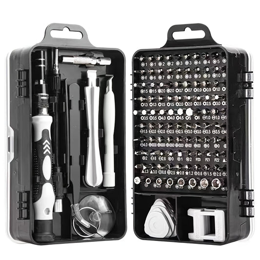 Screwdriver Kit: 115pcs for Precision Car and Electronic Repairs
