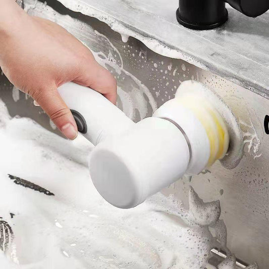 Rechargeable Kitchen and Bathroom Cleaning Brush Set